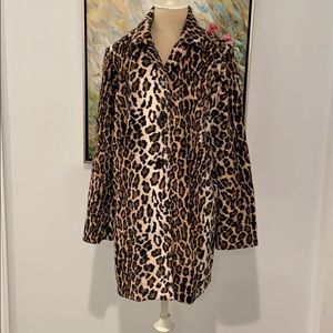 Leopard Button Jacket